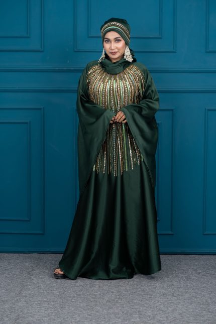 Sequence Work Borka With Hijab B11613